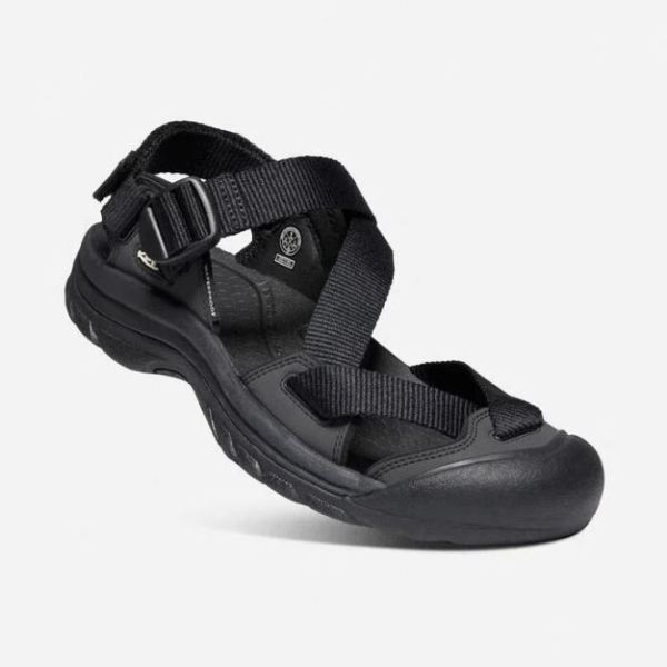 Keen Outlet Men's Zerraport II Sandal-Black/Black - Click Image to Close