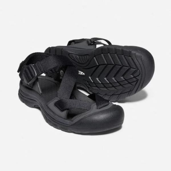 Keen Outlet Men's Zerraport II Sandal-Black/Black