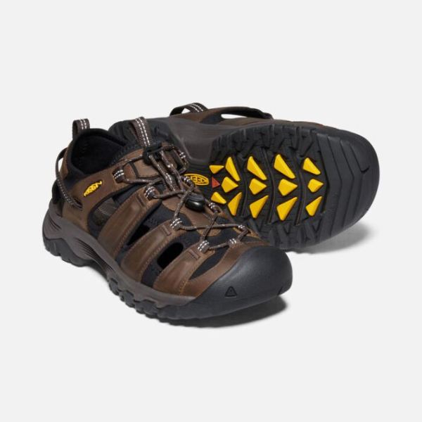 Keen Outlet Men's Targhee III Sandal-Bison/Mulch