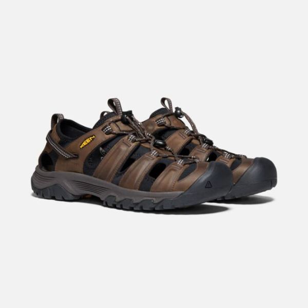 Keen Outlet Men's Targhee III Sandal-Bison/Mulch