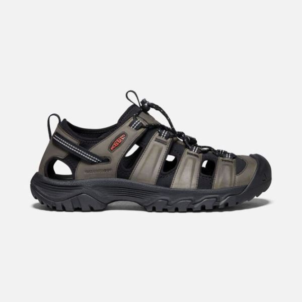 Keen Outlet Men's Targhee III Sandal-Grey/Black - Click Image to Close