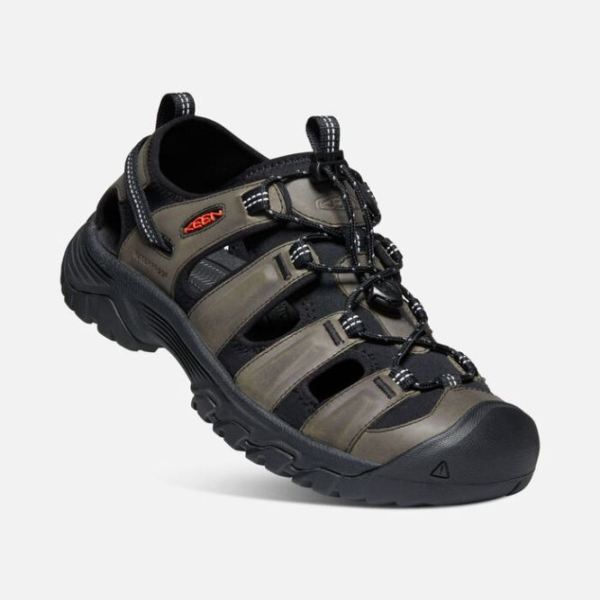 Keen Outlet Men's Targhee III Sandal-Grey/Black - Click Image to Close