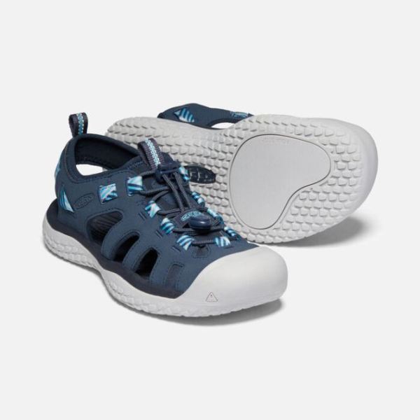 Keen Outlet Women's SOLR Sandal-Navy/Blue Mist - Click Image to Close