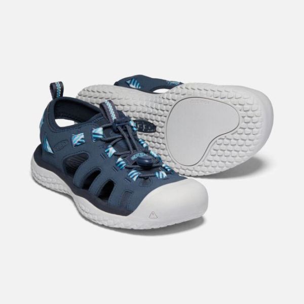 Keen Outlet Women's SOLR Sandal-Navy/Blue Mist