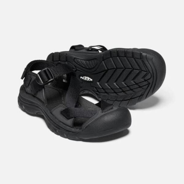 Keen Outlet Women's Zerraport II Sandal-Black/Black