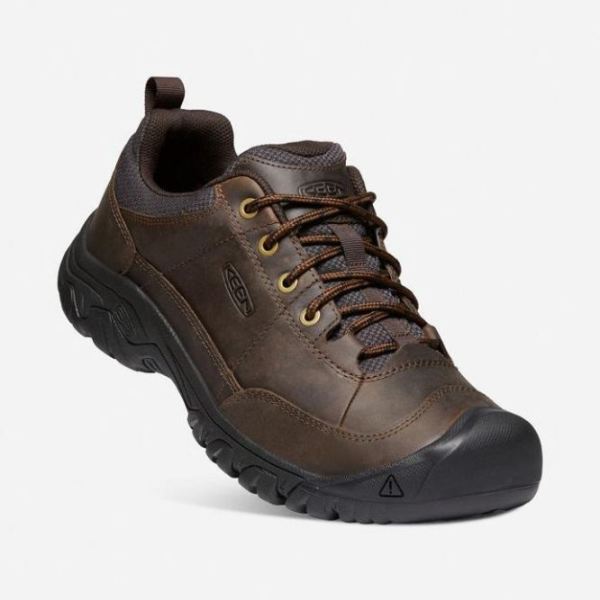 Keen Outlet Men's Targhee III Oxford Shoe-Dark Earth/Mulch