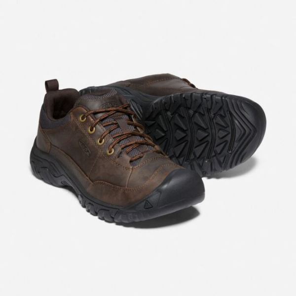 Keen Outlet Men's Targhee III Oxford Shoe-Dark Earth/Mulch