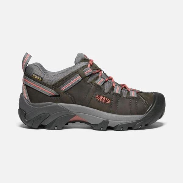 Keen Outlet Women's Targhee II Waterproof-Magnet/Coral - Click Image to Close