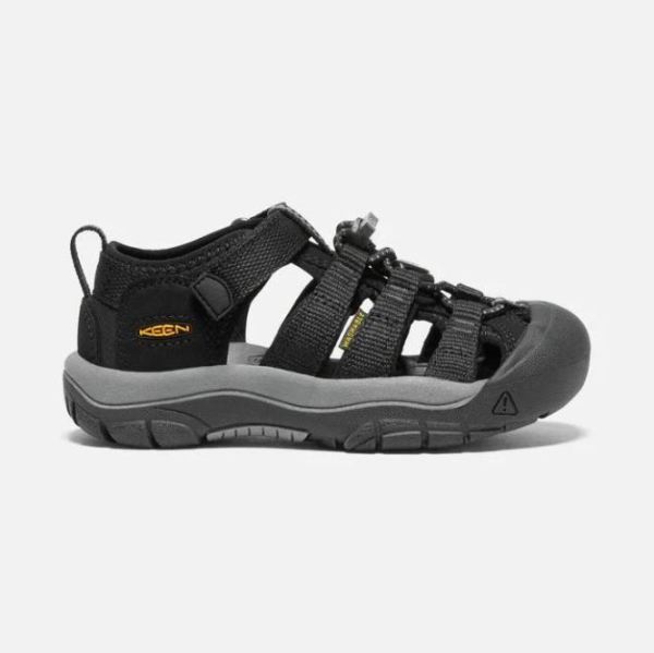 Keen Outlet Little Kids' Newport H2-Black/Keen Yellow - Click Image to Close