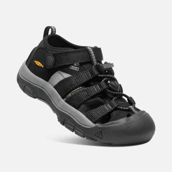 Keen Outlet Little Kids' Newport H2-Black/Keen Yellow - Click Image to Close