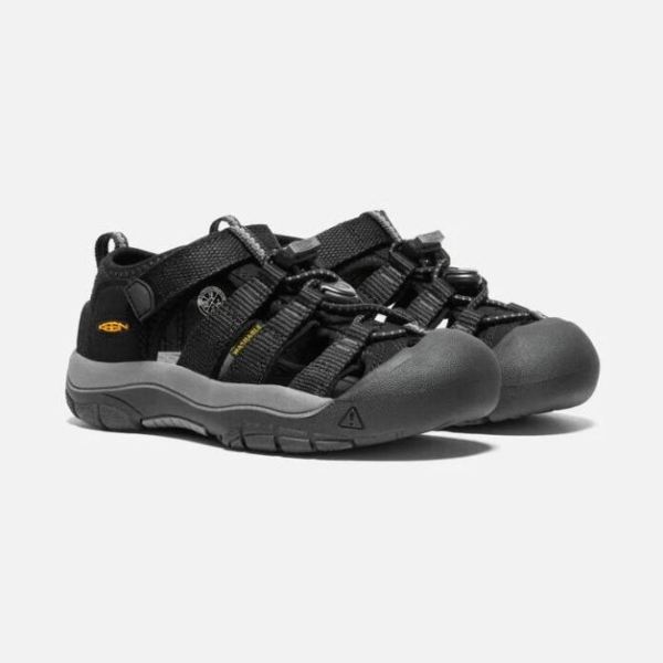 Keen Outlet Little Kids' Newport H2-Black/Keen Yellow - Click Image to Close