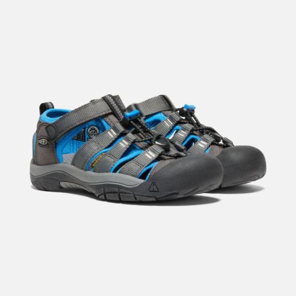 Keen Outlet Big Kids' Newport H2-Magnet/Brilliant Blue - Click Image to Close