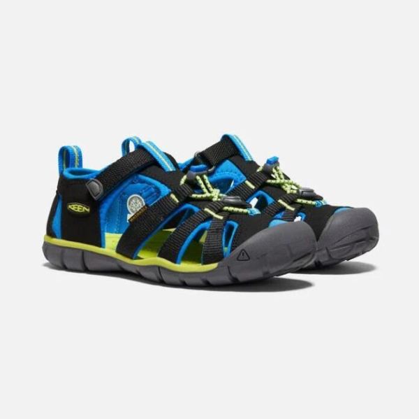 Keen Outlet Big Kids' Seacamp II CNX-Black/Brilliant Blue