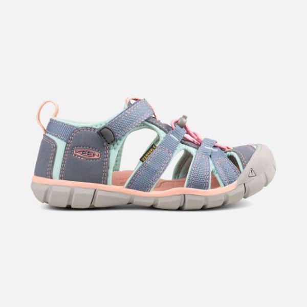 Keen Outlet Big Kids' Seacamp II CNX-Flint Stone/Ocean Wave - Click Image to Close