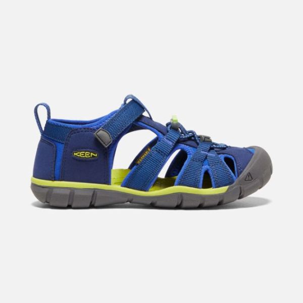 Keen Outlet Big Kids' Seacamp II CNX-Blue Depths/Chartreuse - Click Image to Close