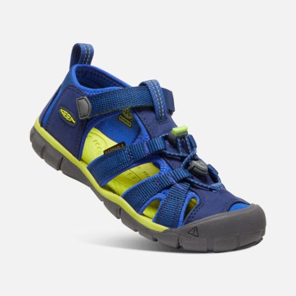Keen Outlet Big Kids' Seacamp II CNX-Blue Depths/Chartreuse - Click Image to Close