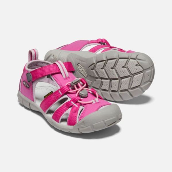 Keen Outlet Big Kids' Seacamp II CNX-Very Berry/Dawn Pink