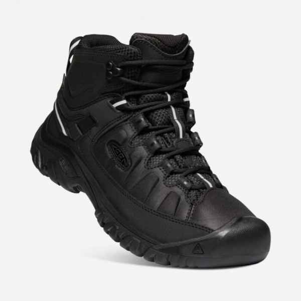 Keen Outlet Men's Targhee EXP Waterproof Mid-Black/Black - Click Image to Close