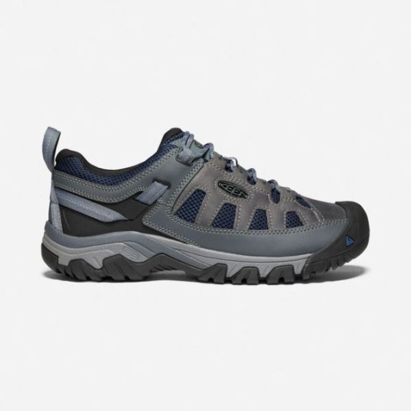 Keen Outlet Men's Targhee Vent-Steel Grey/Majolica Blue