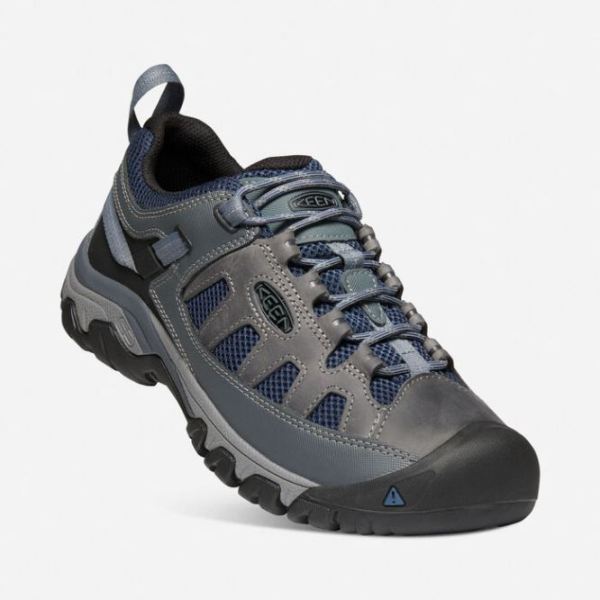 Keen Outlet Men's Targhee Vent-Steel Grey/Majolica Blue - Click Image to Close