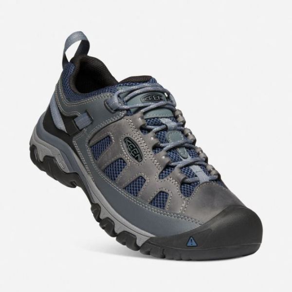 Keen Outlet Men's Targhee Vent-Steel Grey/Majolica Blue