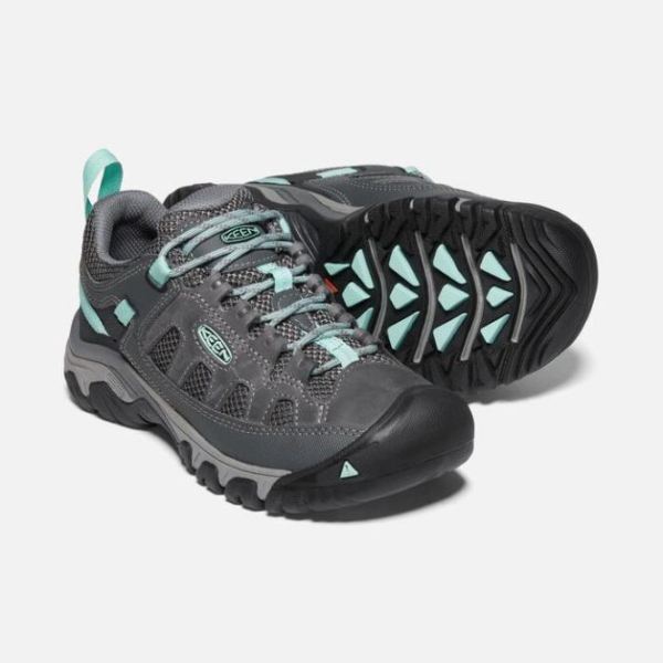Keen Outlet Women's Targhee Vent-Steel Grey/Ocean Wave - Click Image to Close