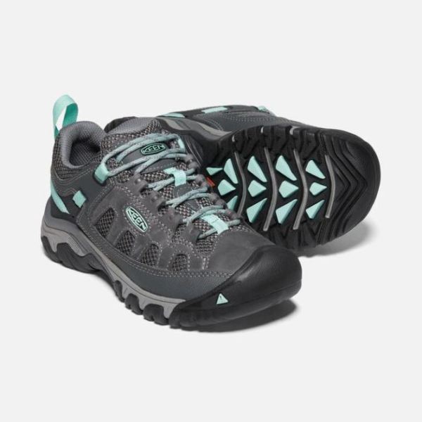 Keen Outlet Women's Targhee Vent-Steel Grey/Ocean Wave