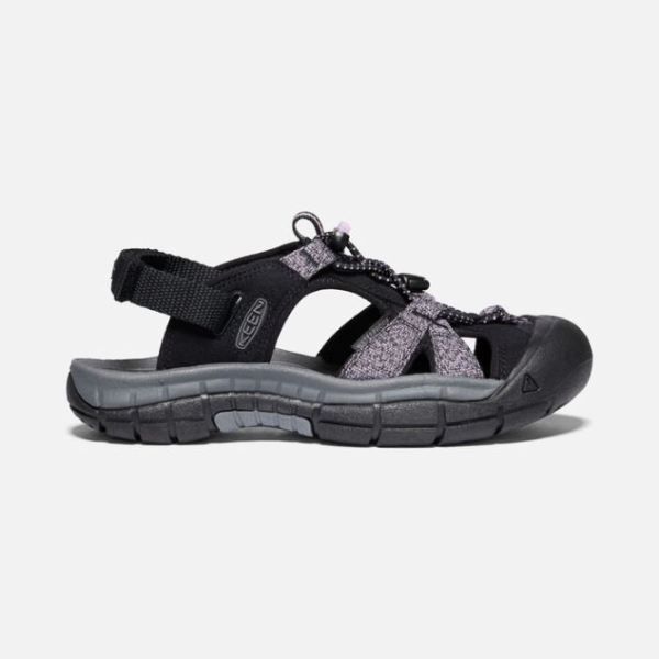 Keen Outlet Women's Ravine H2 Sandal-Black/Dawn Pink