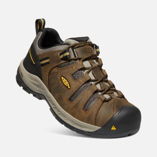 Keen Outlet Men's Flint II (Soft Toe)-Cascade Brown/Golden Rod - Click Image to Close