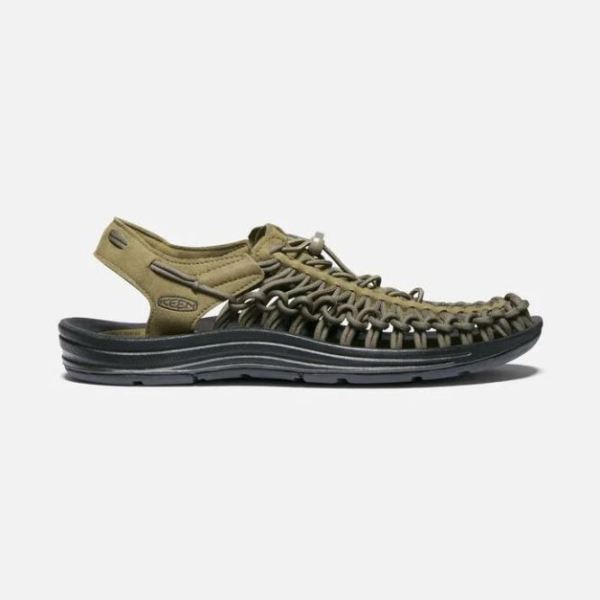 Keen Outlet Men's UNEEK-Dark Olive/Black