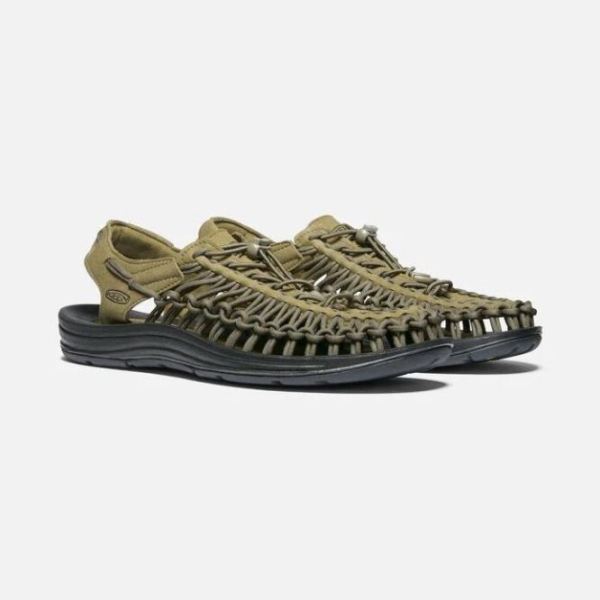 Keen Outlet Men's UNEEK-Dark Olive/Black