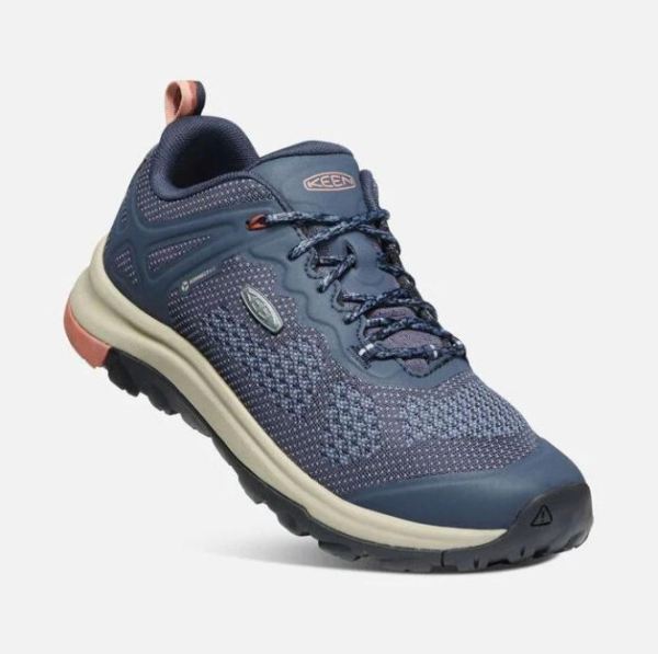 Keen Outlet Women's Terradora II Vent Shoe-Blue Nights/Redwood