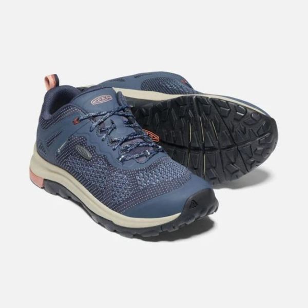 Keen Outlet Women's Terradora II Vent Shoe-Blue Nights/Redwood