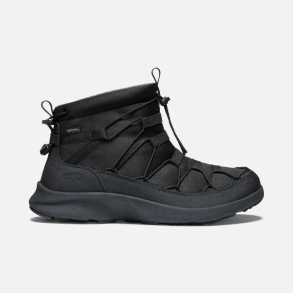 Keen Outlet Men's UNEEK SNK Waterproof Chukka-Triple Black/Black