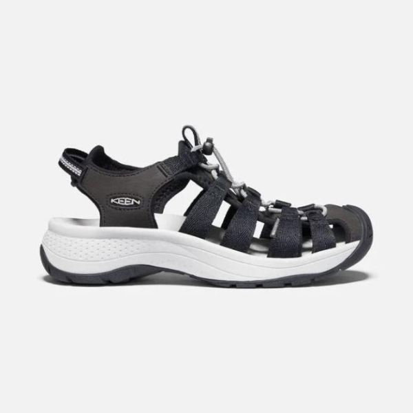 Keen Outlet Women's Astoria West Sandal-Black/Grey - Click Image to Close