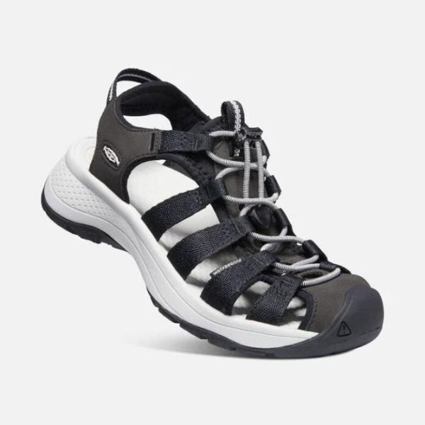 Keen Outlet Women's Astoria West Sandal-Black/Grey - Click Image to Close