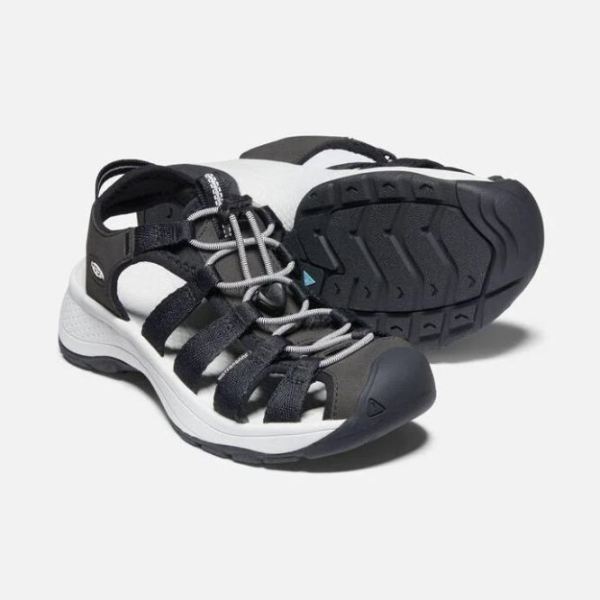 Keen Outlet Women's Astoria West Sandal-Black/Grey - Click Image to Close