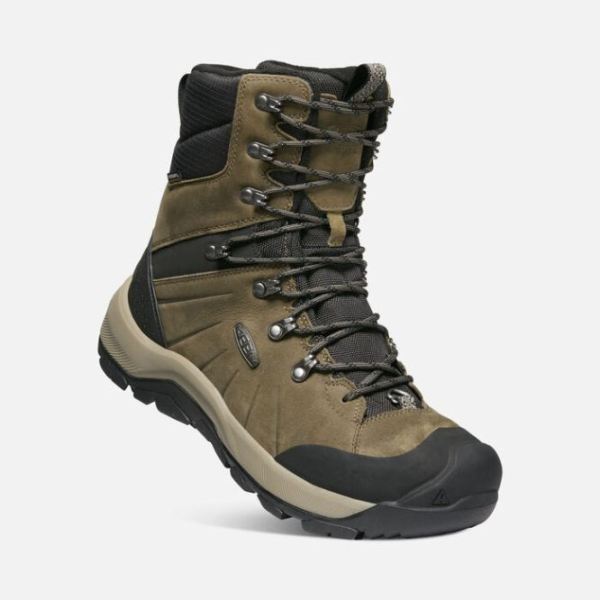 Keen Outlet Men's Revel IV High Polar Boot-Canteen/Black - Click Image to Close