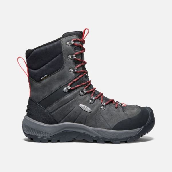 Keen Outlet Men's Revel IV High Polar Boot-Magnet/Red Carpet