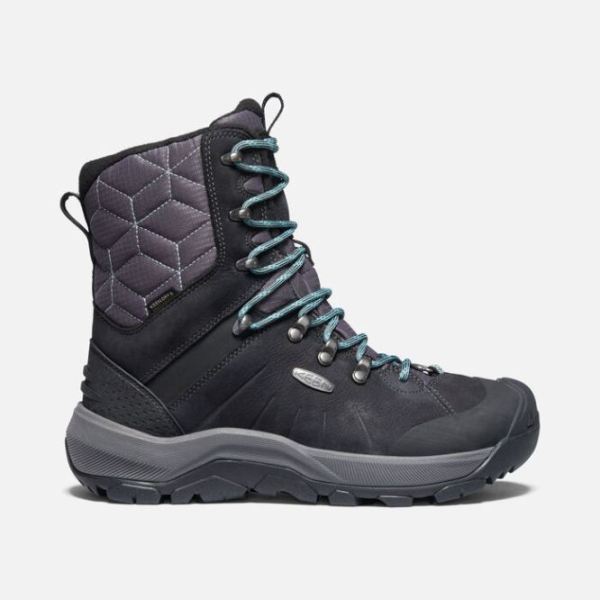 Keen Outlet Women's Revel IV High Polar Boot-Black/North Atlantic - Click Image to Close