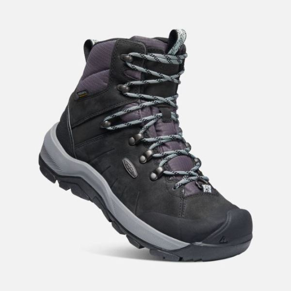 Keen Outlet Women's Revel IV Polar Boot-Black/Harbor Gray