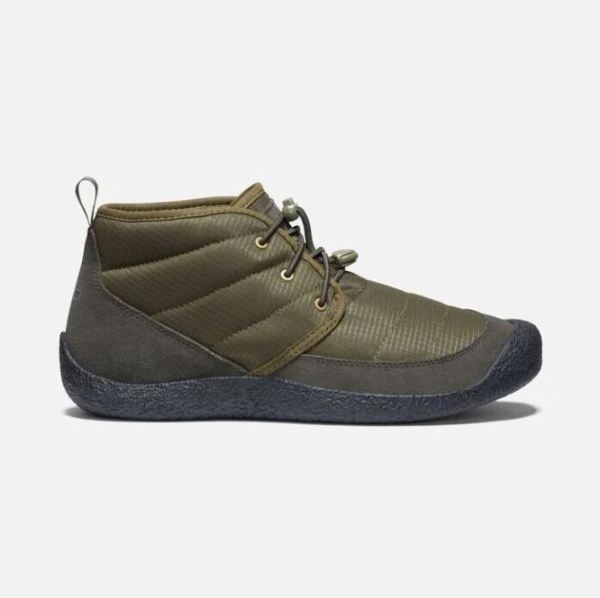 Keen Outlet Men's Howser II Chukka-Dark Olive/Black - Click Image to Close