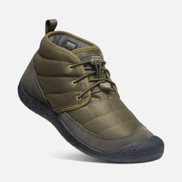 Keen Outlet Men's Howser II Chukka-Dark Olive/Black - Click Image to Close