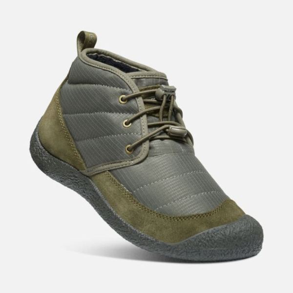 Keen Outlet Women's Howser II Chukka-Dusty Olive/Dark Olive