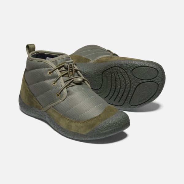Keen Outlet Women's Howser II Chukka-Dusty Olive/Dark Olive
