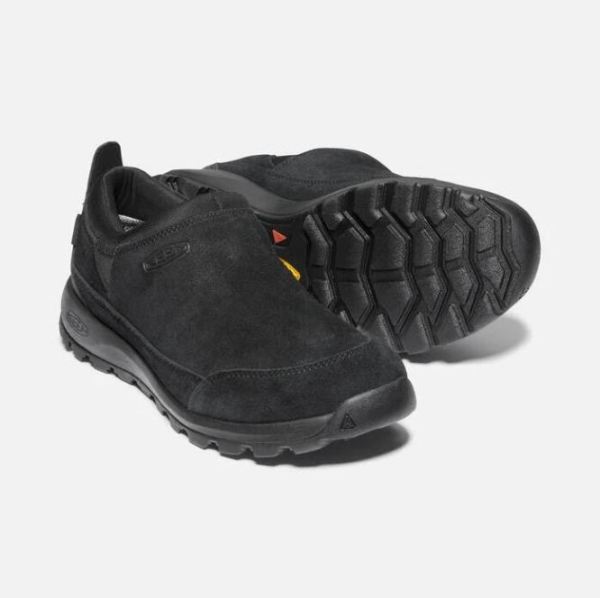 Keen Outlet Men's Glieser Waterproof Moc-Black/Black