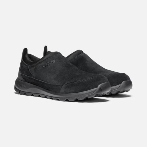 Keen Outlet Men's Glieser Waterproof Moc-Black/Black - Click Image to Close