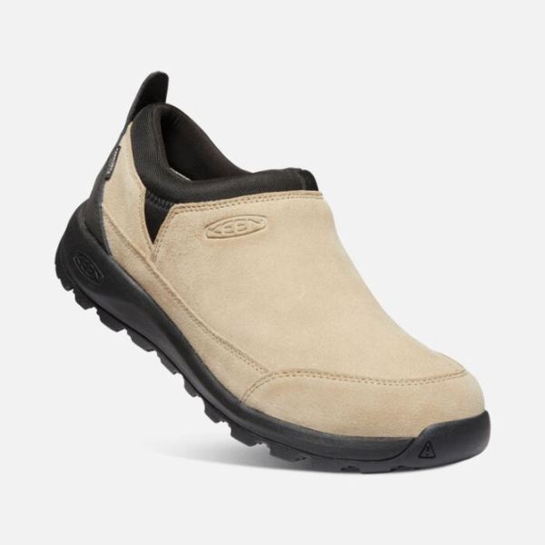 Keen Outlet Men's Glieser Waterproof Moc-Safari/Black - Click Image to Close