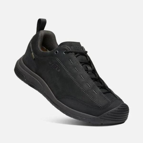 Keen Outlet Men's Jasper II Waterproof Shoe-Black/Raven