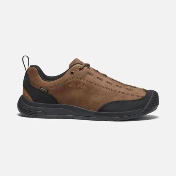 Keen Outlet Men's Jasper II Waterproof Shoe-Dark Earth/Black - Click Image to Close